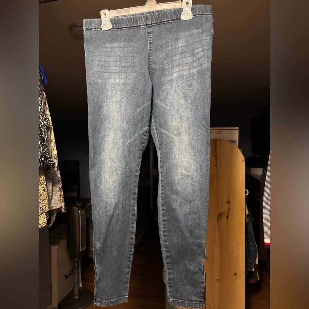 Apostrophe Classic Blue Pull-On Denim Jeggings